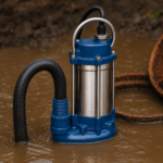 BLADE18 Bomba Trituradora de Aguas Residuales 1600W 18000 l/h | Sumergible Alta Potencia 2″ - Imagen 2