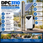 DPC3110 Bomba Solar Sumergible de 3" | Alta Eficiencia para Pozos y Riego Solar - Imagen 2